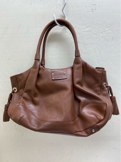 Kate Spade Stevie Brown Leather Shoulder Purse Bag