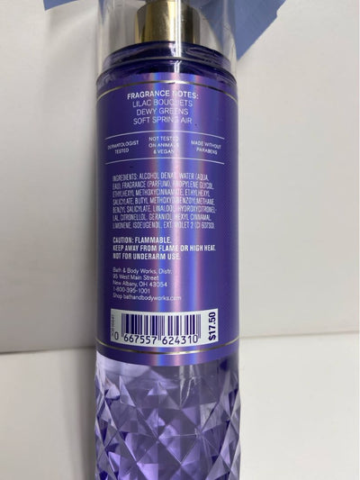 Bath & Body Works Fresh Cut Lilacs Fine Fragrance Mist 8fl oz Perfume