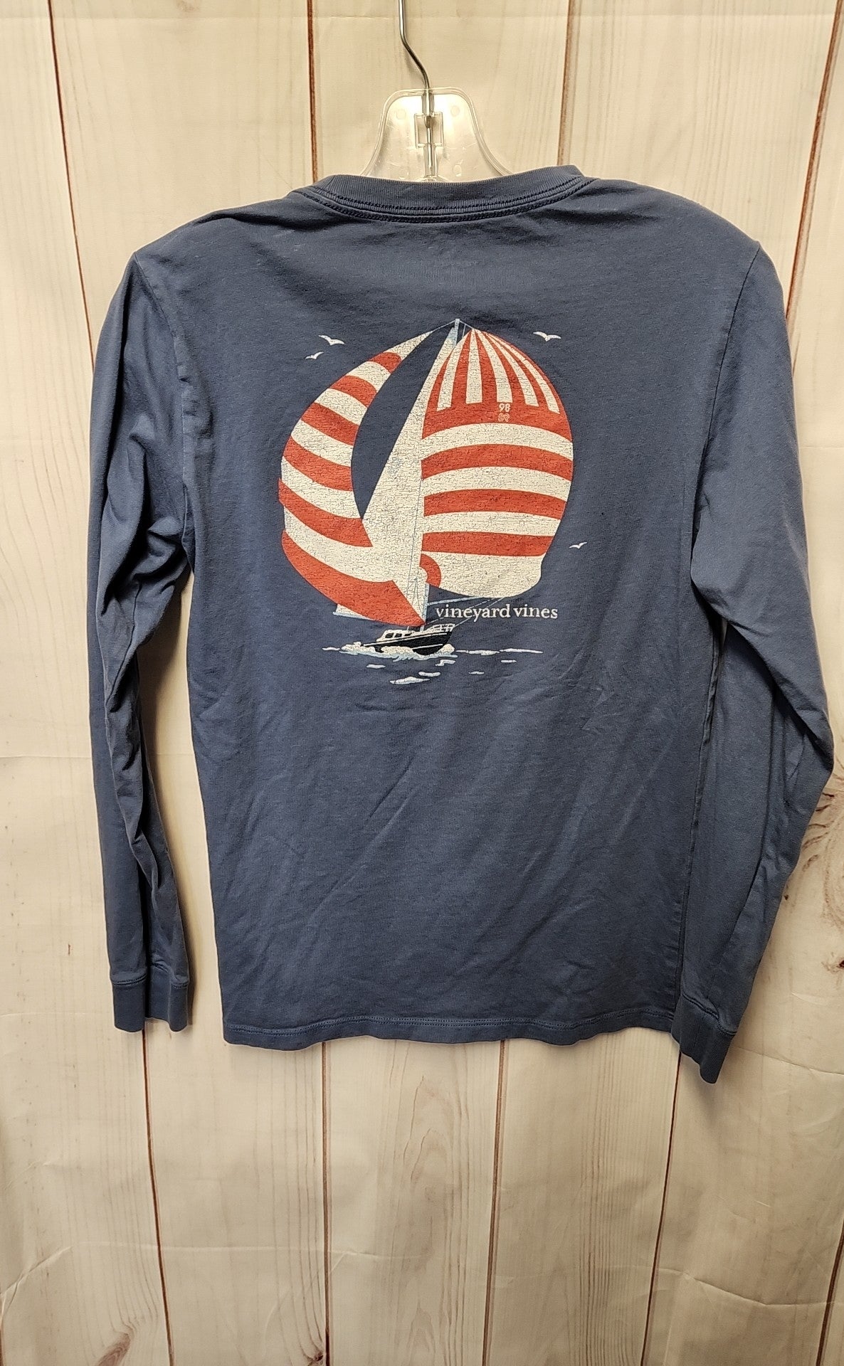 Vineyard Vines Boy's Size 16 Blue Shirt