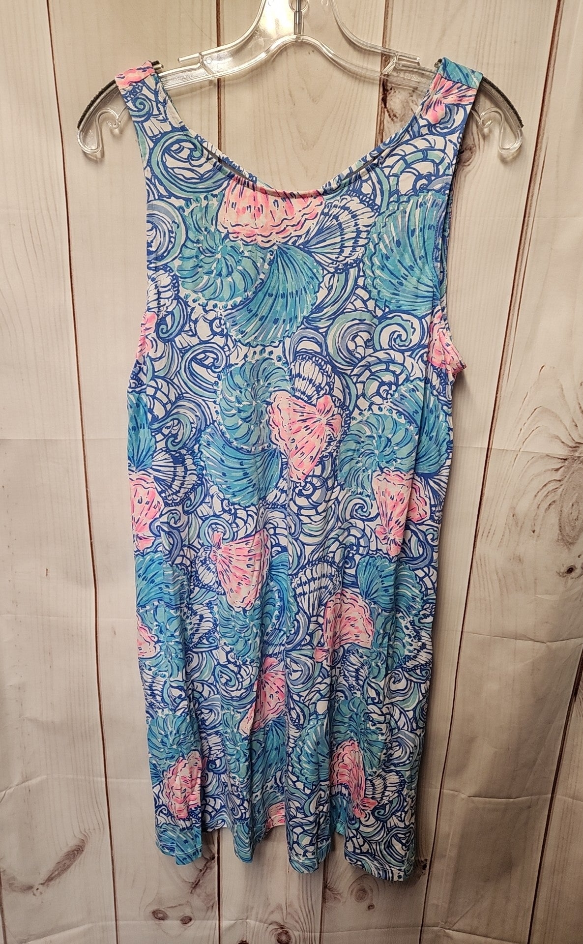 Lilly Pulitzer Women's Size L Blue Dress