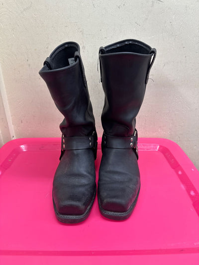 Double H Men's Size 10 Black Harness Boots