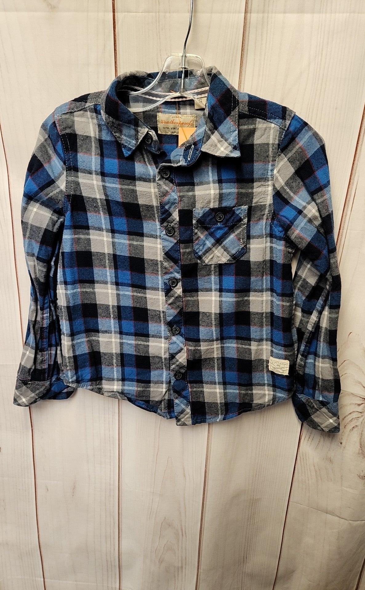Weatherproof Boy's Size 6 Blue Shirt