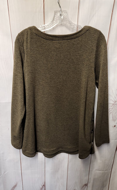 J Jill Women's Size XS Brown Long Sleeve Top