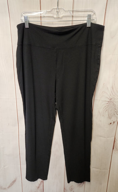 J Jill Women's Size L Petite Black Pants