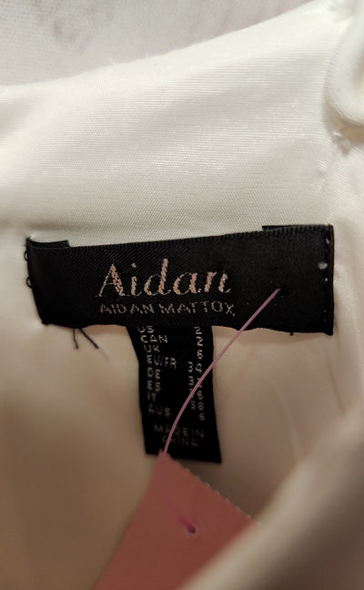 Aidan Women's Size S White Dress