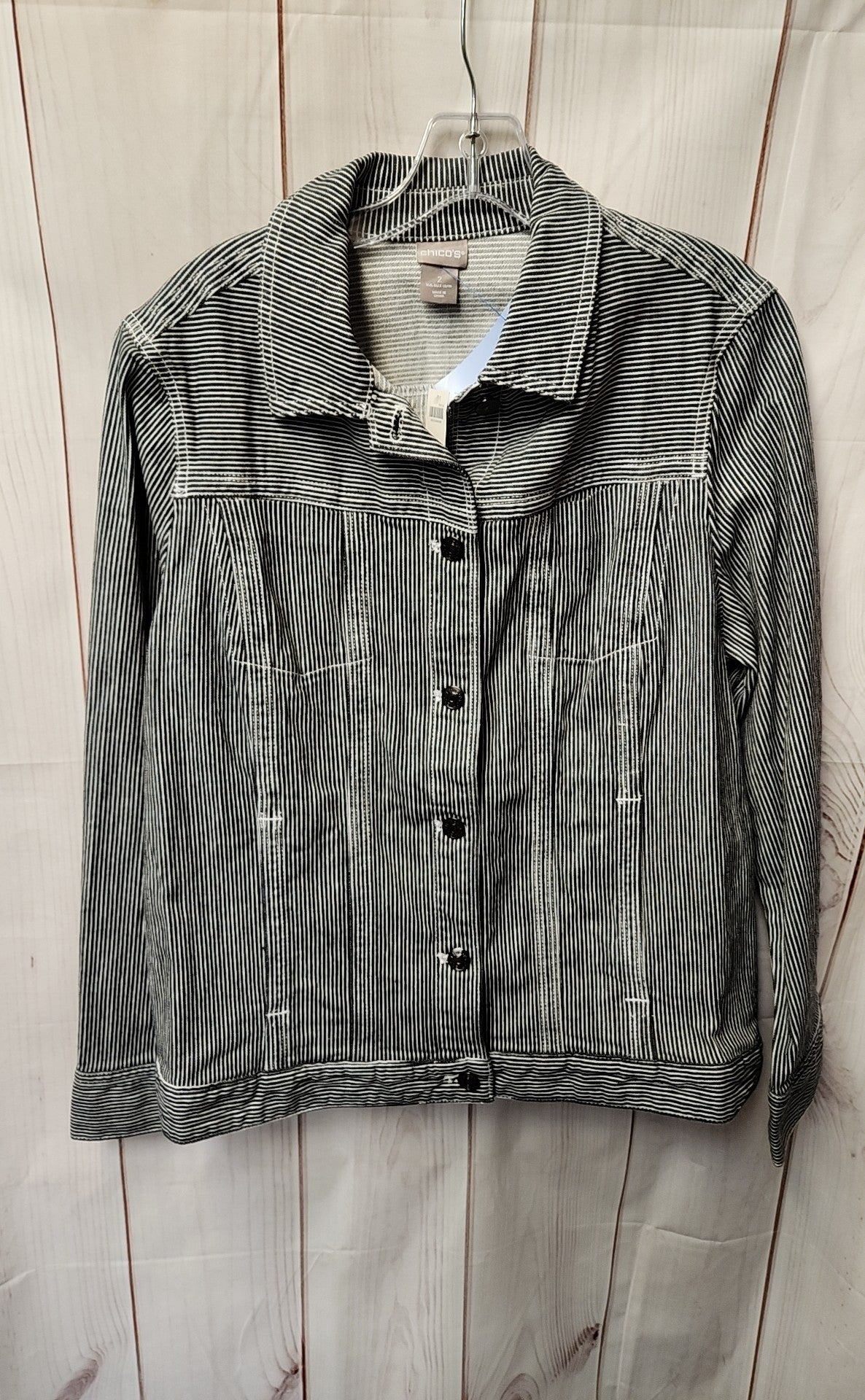 NWT Chico's Women's Size L Gray Jacket