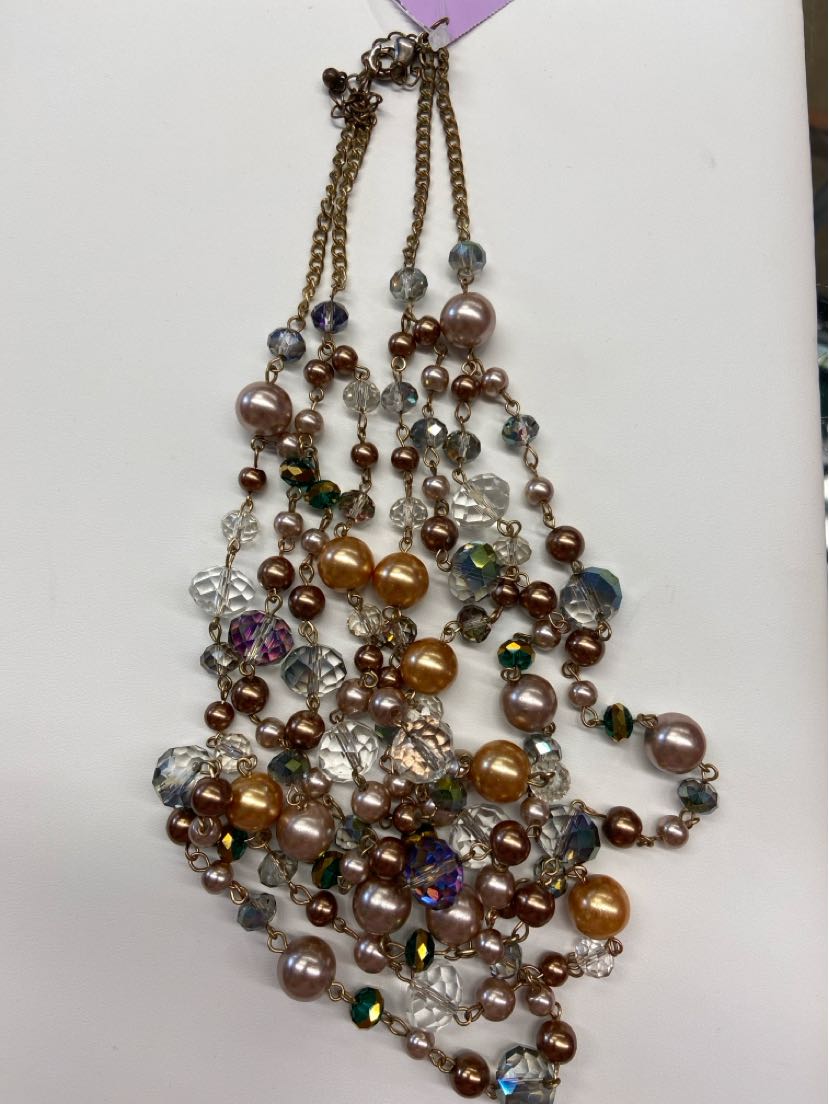 Multi-Color Beaded Necklace