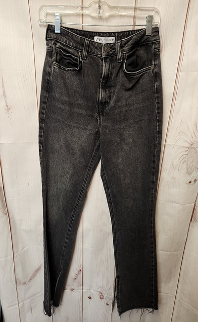 Zara Women's Size 27 (3-4) Black Jeans