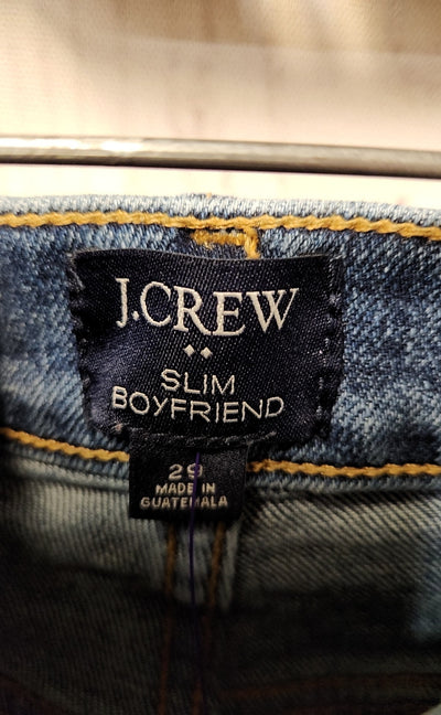 J Crew Women's Size 29 (7-8) Blue Jeans Slim Boyfriend