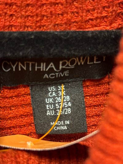 Cynthia Rowley Active Women's Size 3X Red Sweater