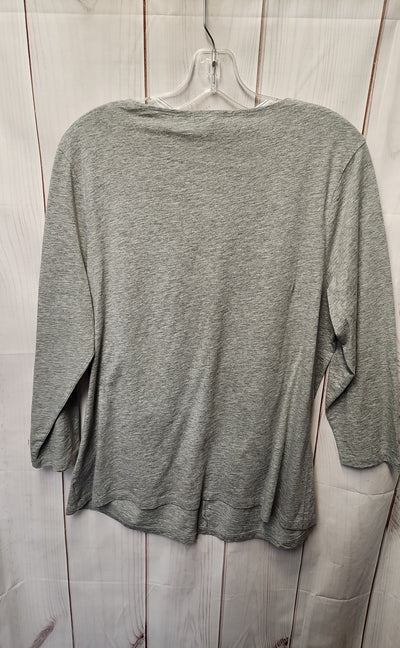 Boden Women's Size 18 Gray 3/4 Sleeve Top