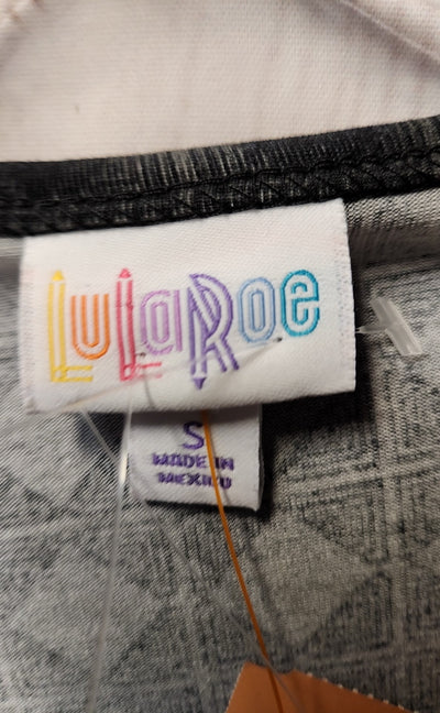 NWT Lularoe Women's Size S Gray Short Sleeve Top