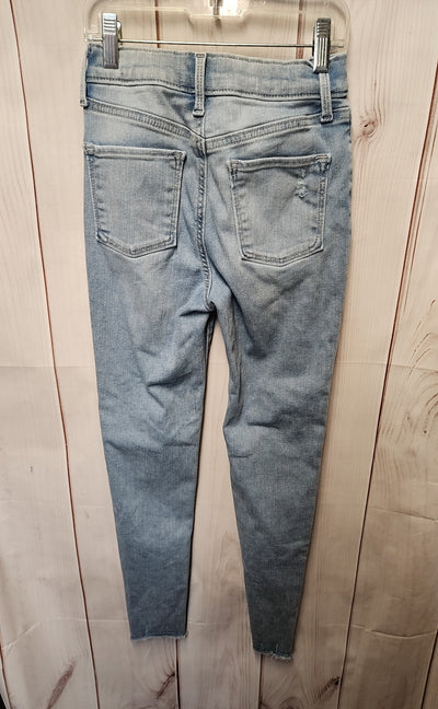 Old Navy Girl's Size 12 Blue Jeans High Rise Rockstar Jeggings