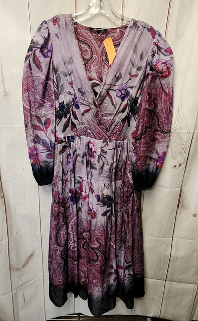Kobi Halperin Women's Size S Purple Floral Dress