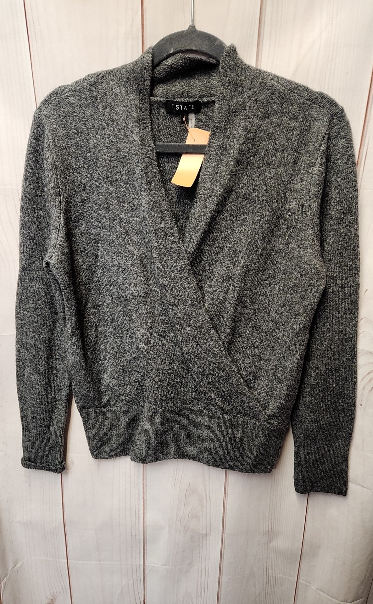 1. State Women's Size S Gray Sweater
