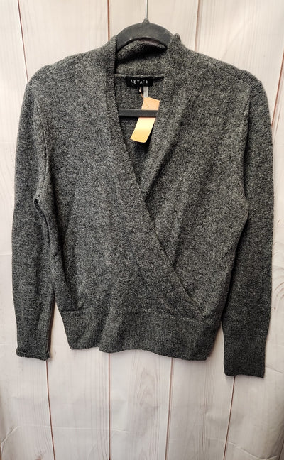 1. State Women's Size S Gray Sweater