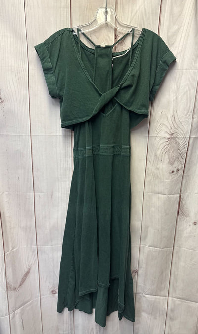 Daily Practice Anthropologie Women's Size XS/S Green Dress Set - Top XS/ Dress S