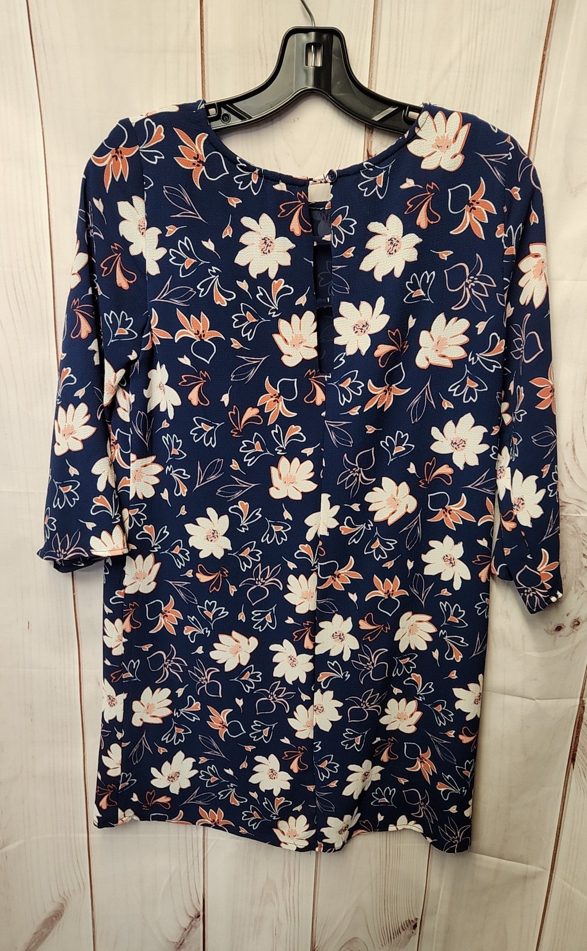C&E Women's Size XS Blue Floral Dress
