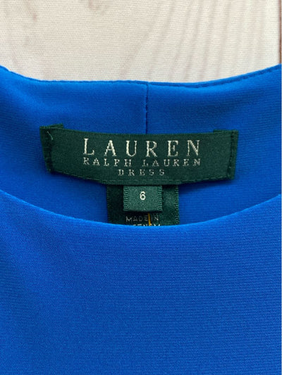 Lauren by Ralph Lauren Women's Size 6 Blue Dress