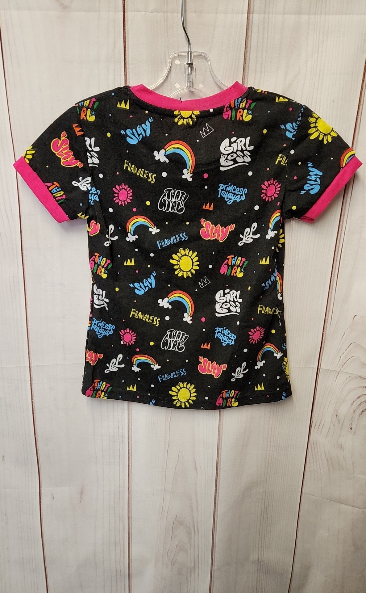 NWT Nickelodeon Girl's Size 7/8 Black Shirt