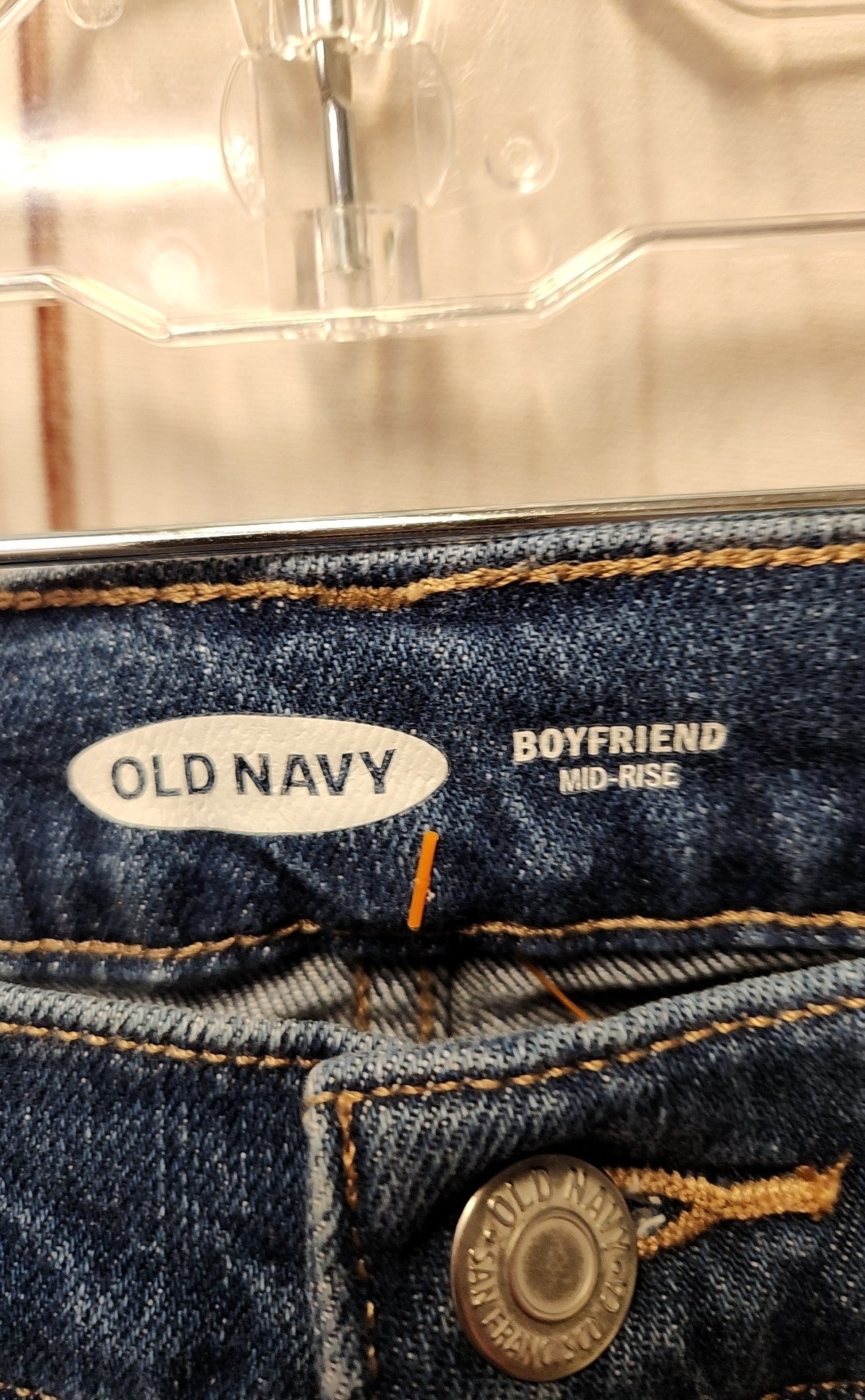 Old Navy Women's Size 25 (0) Blue Jeans Boyfriend Mid Rise