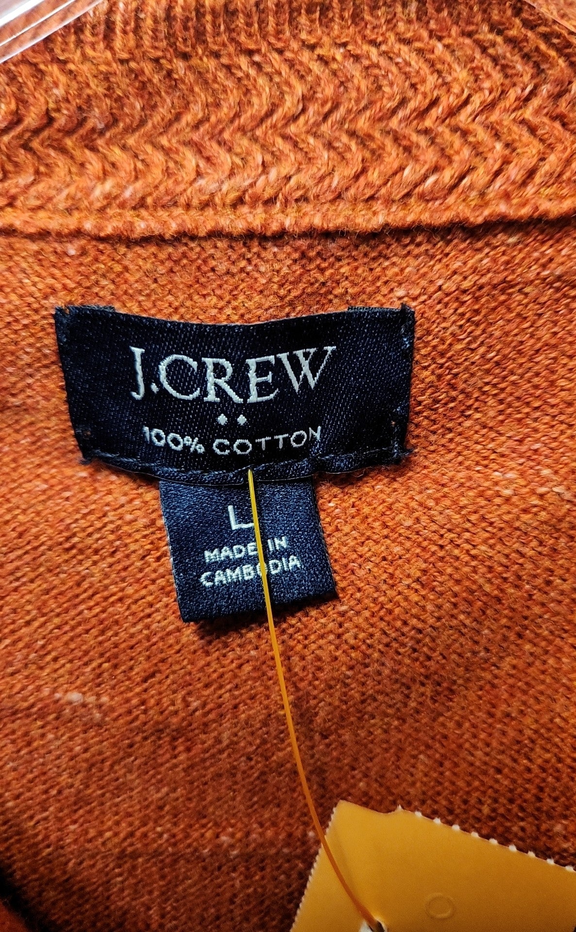 J Crew Men's Size L Red Sweater