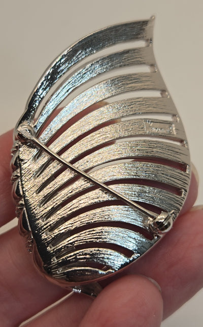 Trifari Silver Brooch Pin