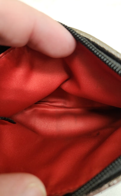 Coach Black Canvas Wristlet