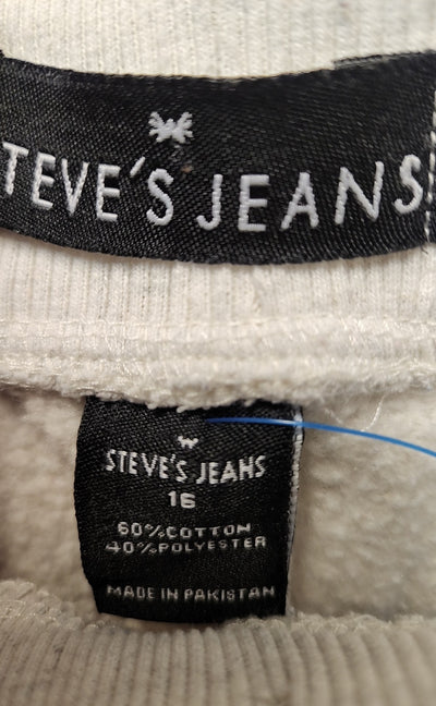 Steve's Jeans Girl's Size 16 Gray Sweatpants