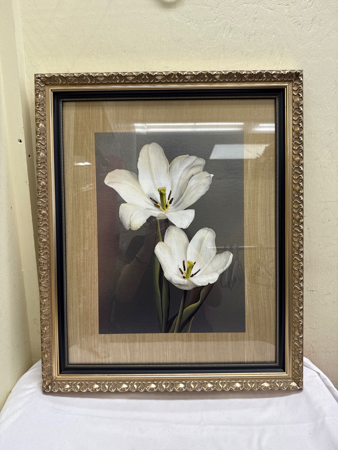 Floral Gold Framed Art