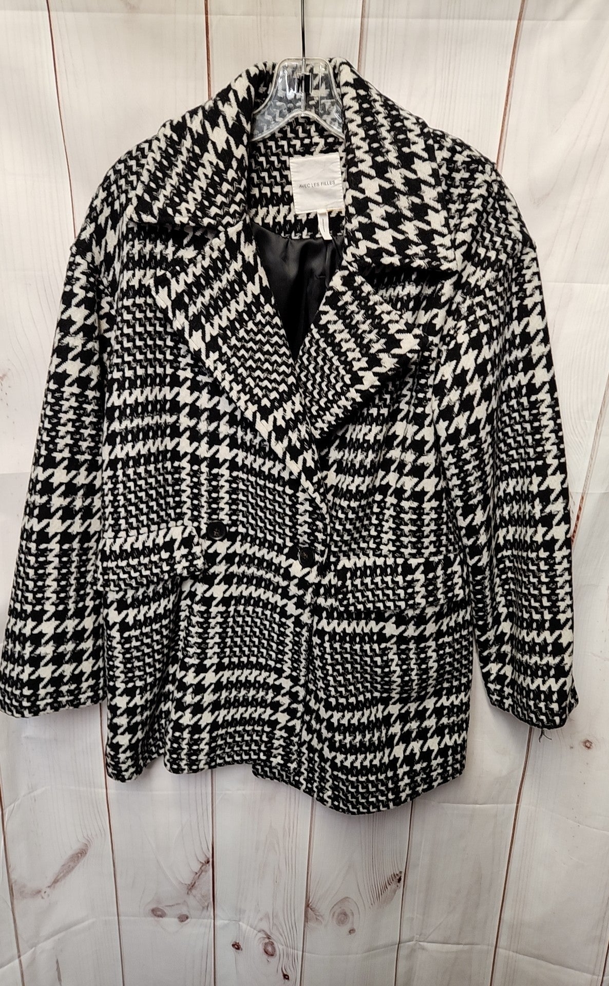 Avec Les Filles Women's Size XS White & Black Jacket