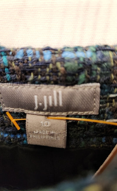 J Jill Women's Size 10 Teal Skirt
