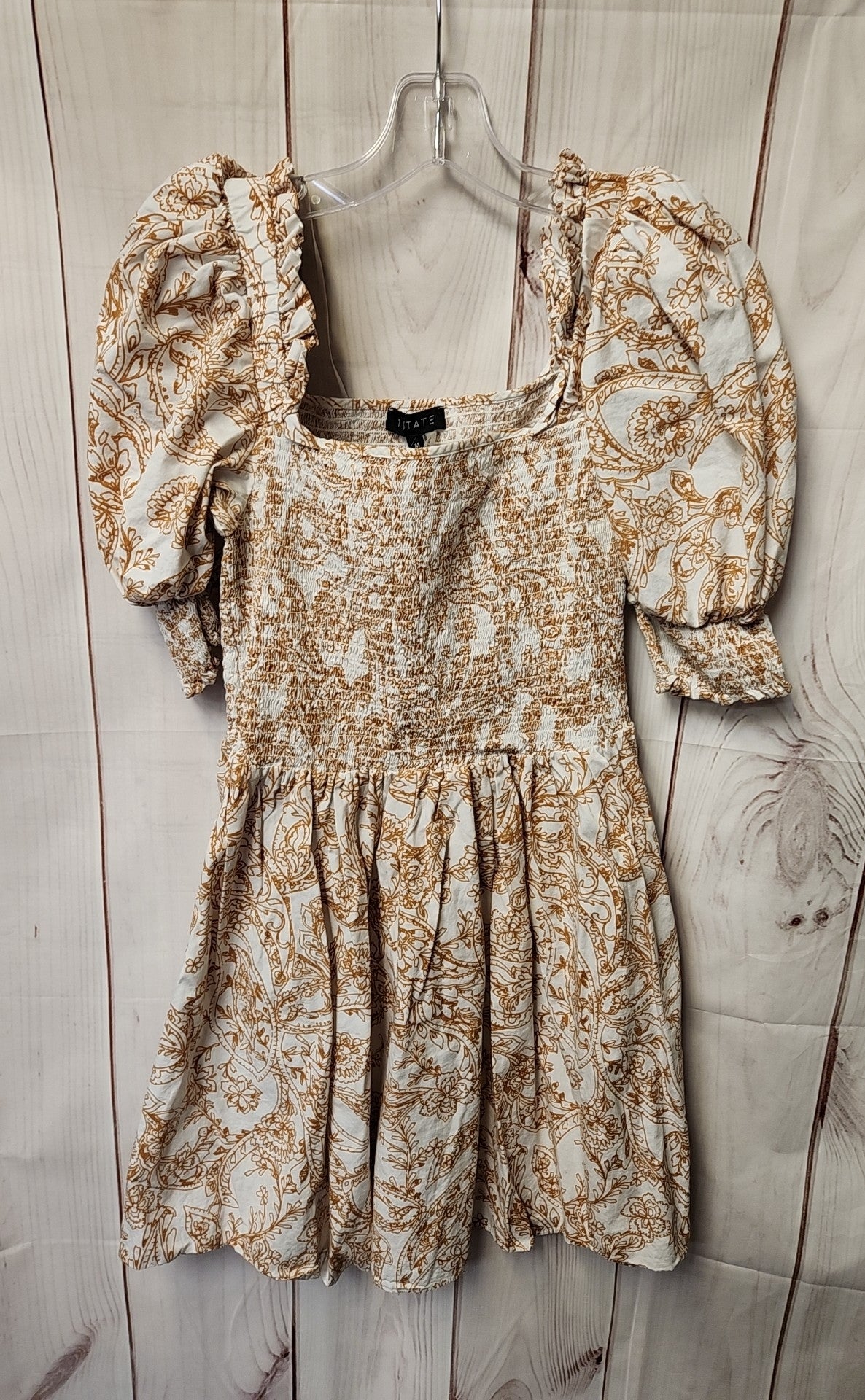 1. State Women's Size M Brown Floral Dress