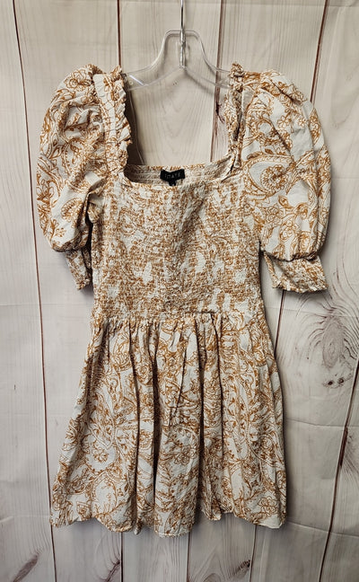 1. State Women's Size M Brown Floral Dress