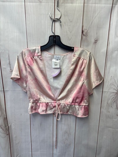 Le Lis Women's Size S Pink Cardigan