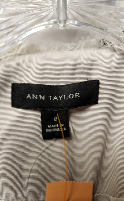 Ann Taylor Women's Size 12 White Jacket