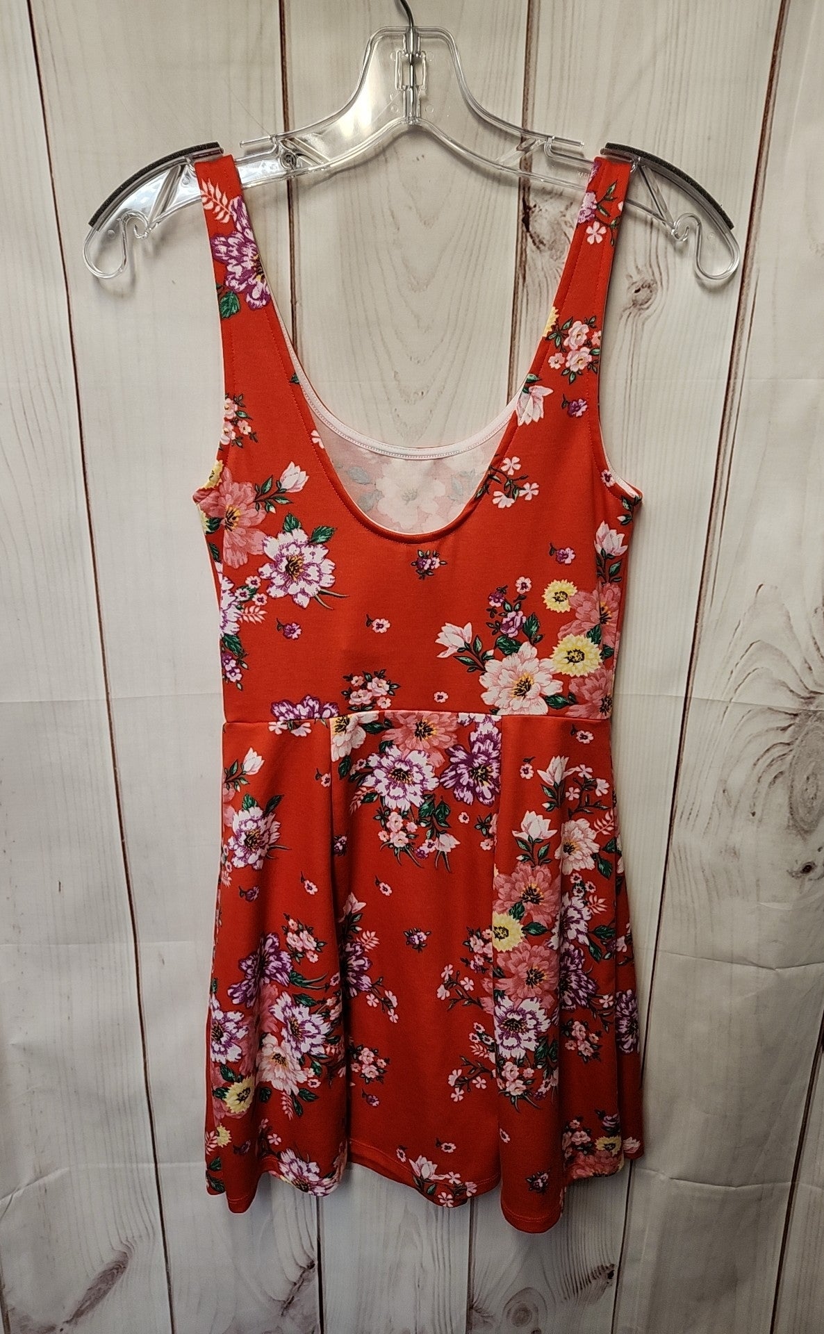 Divided Women's Size 6 Red Floral Dress