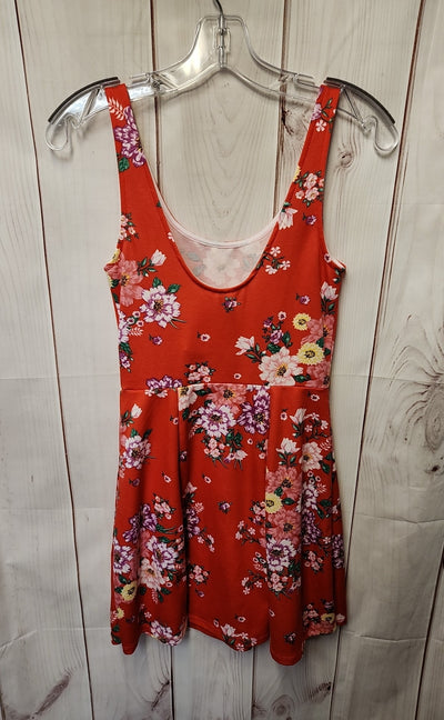 Divided Women's Size 6 Red Floral Dress