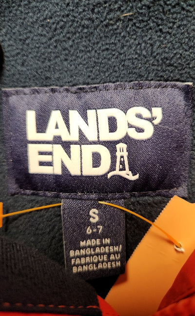 Lands End Boy's Size 6/7 Blue Jacket