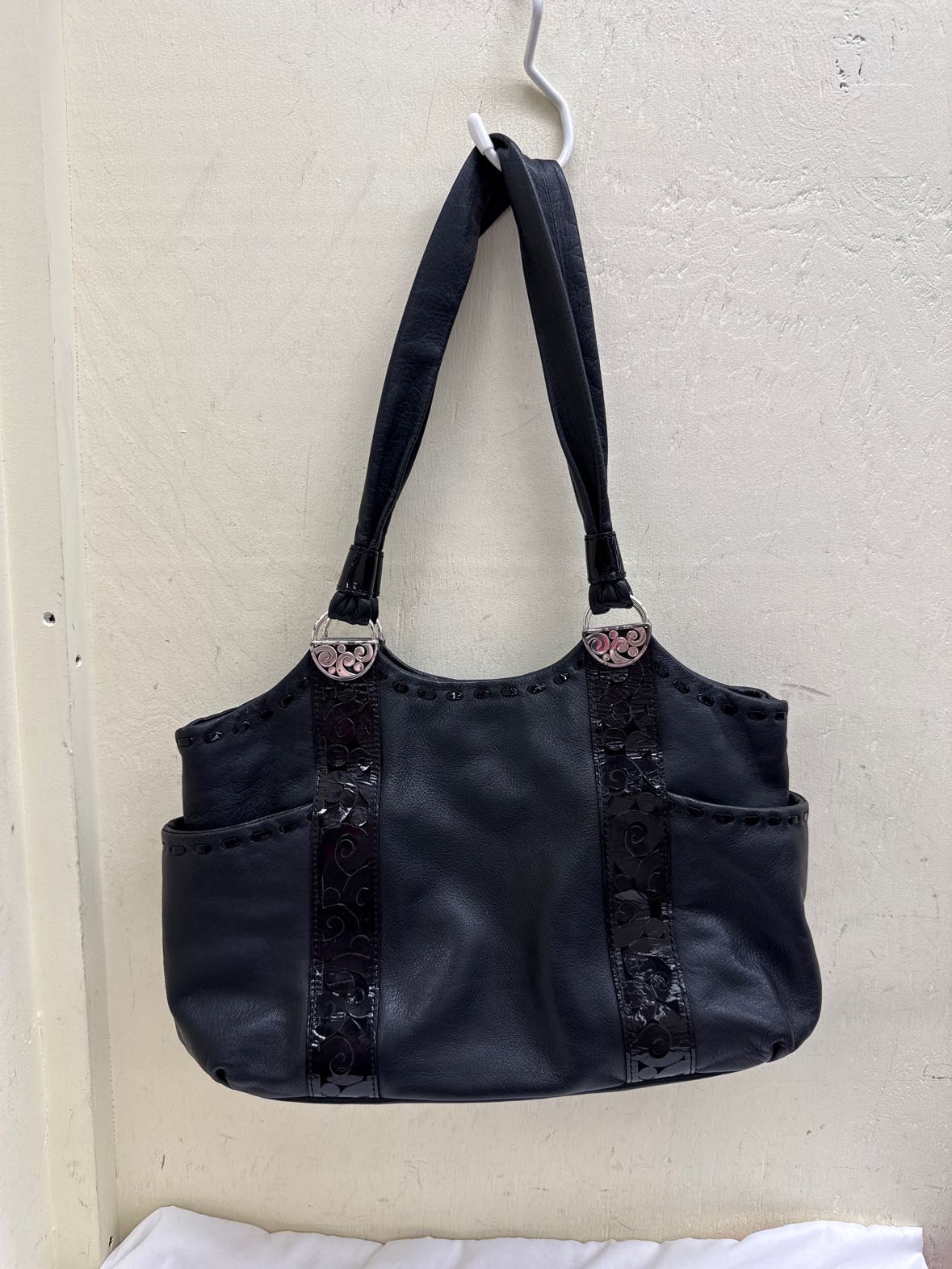 Brighton E823837 Black Leather Purse Bag
