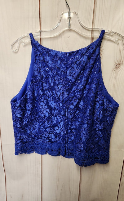 BCX Girl's Size 16 Blue Shirt