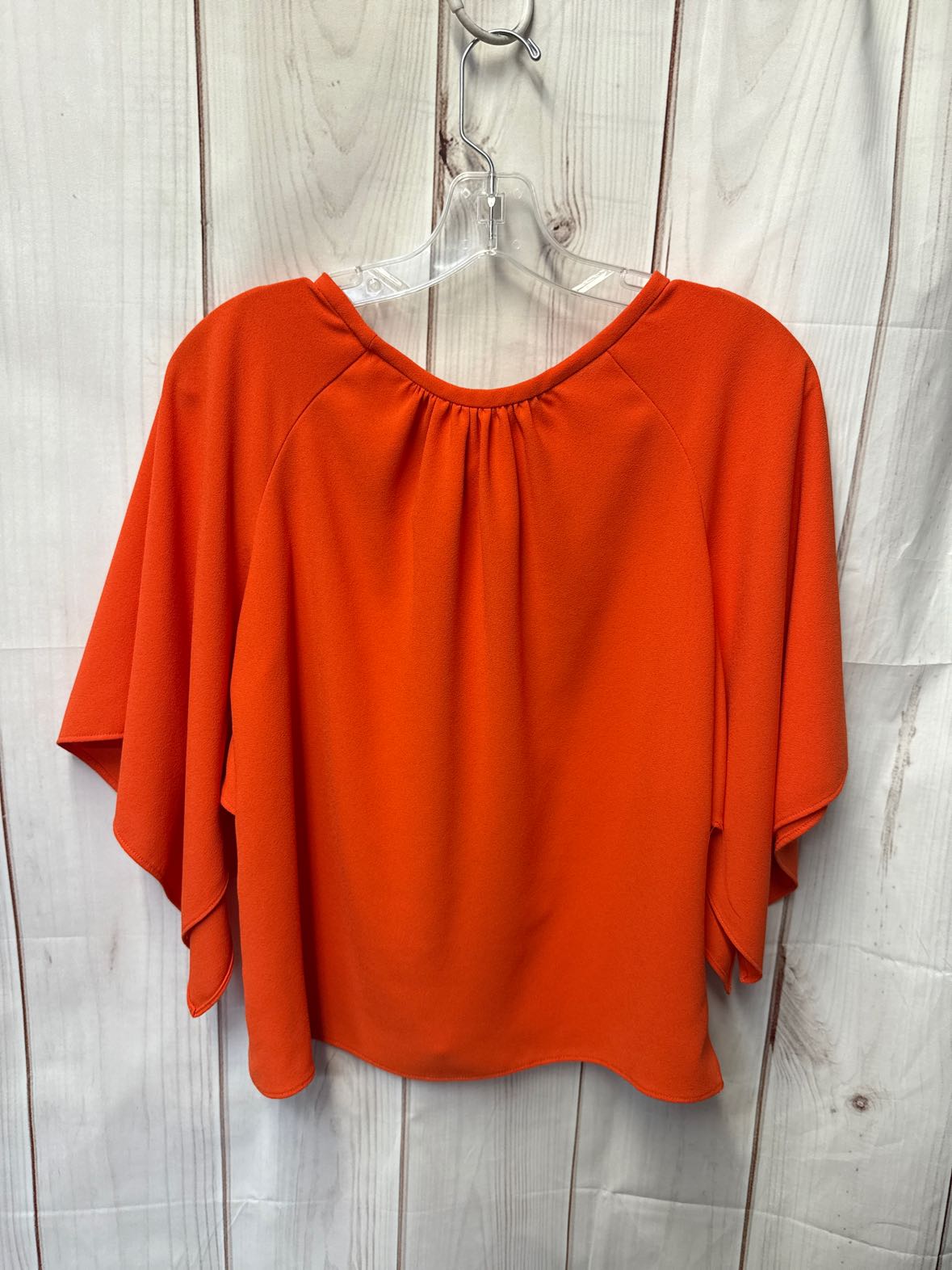 Zara Women's Size M Orange Short Sleeve Top