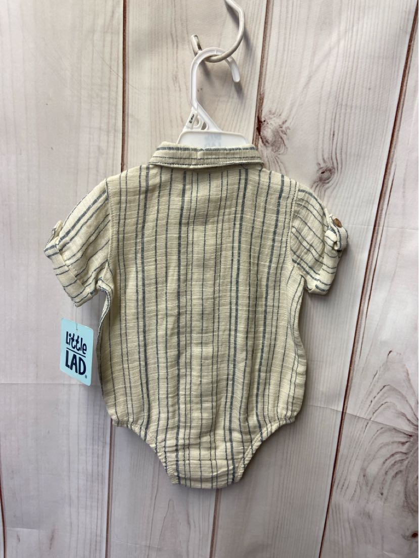 NWT Little Lad Boy's Size 3-6 Months Blue & White Outfit