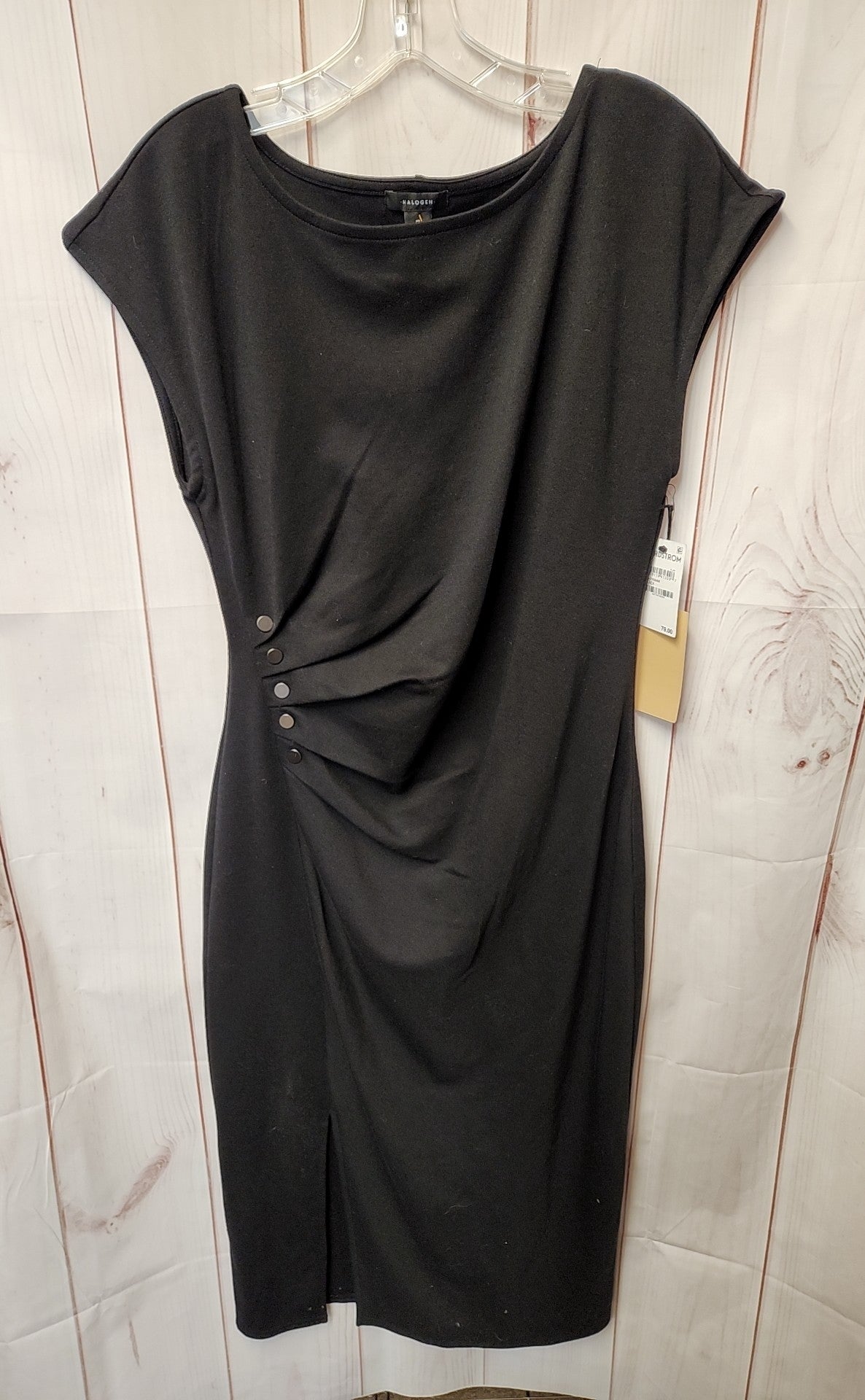 NWT Halogen Women's Size M Black Dress