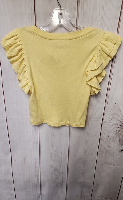 Zara Women's Size S White Short Sleeve Top