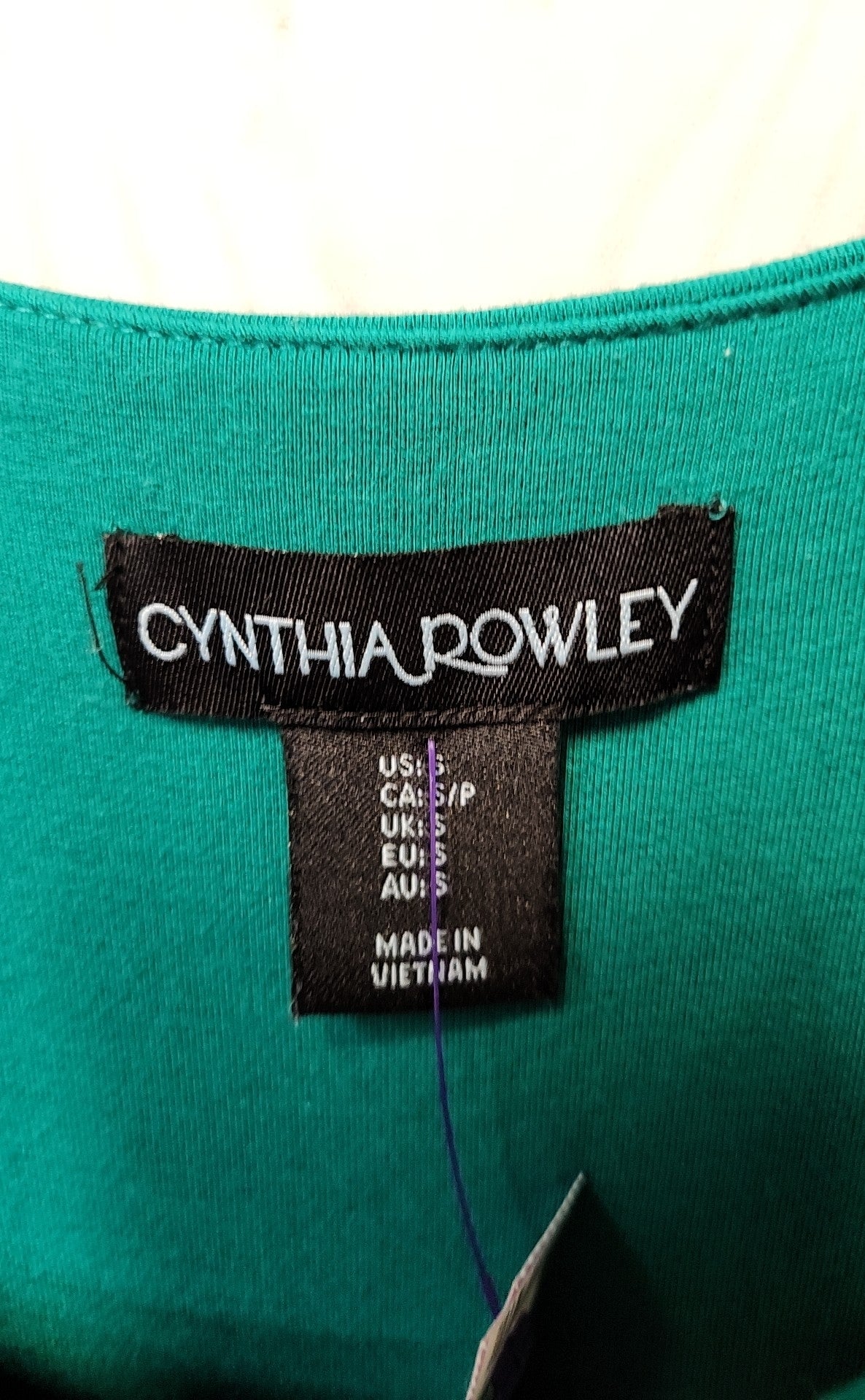 Cynthia Rowley Women's Size S Green Dress
