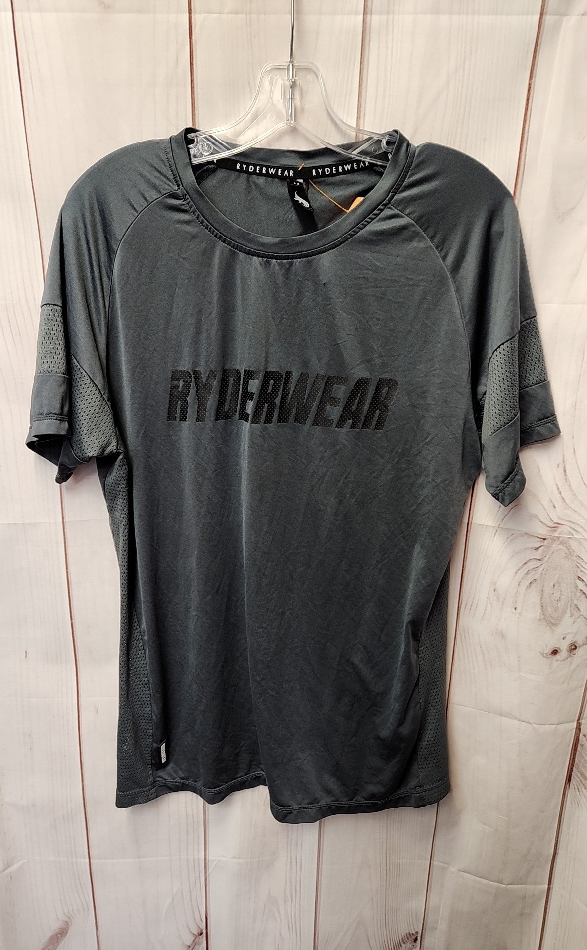 Ryderwear Women's Size M Gray Short Sleeve Top