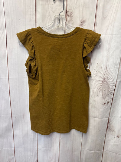 Universal Thread Women's Size XS Brown Short Sleeve Top