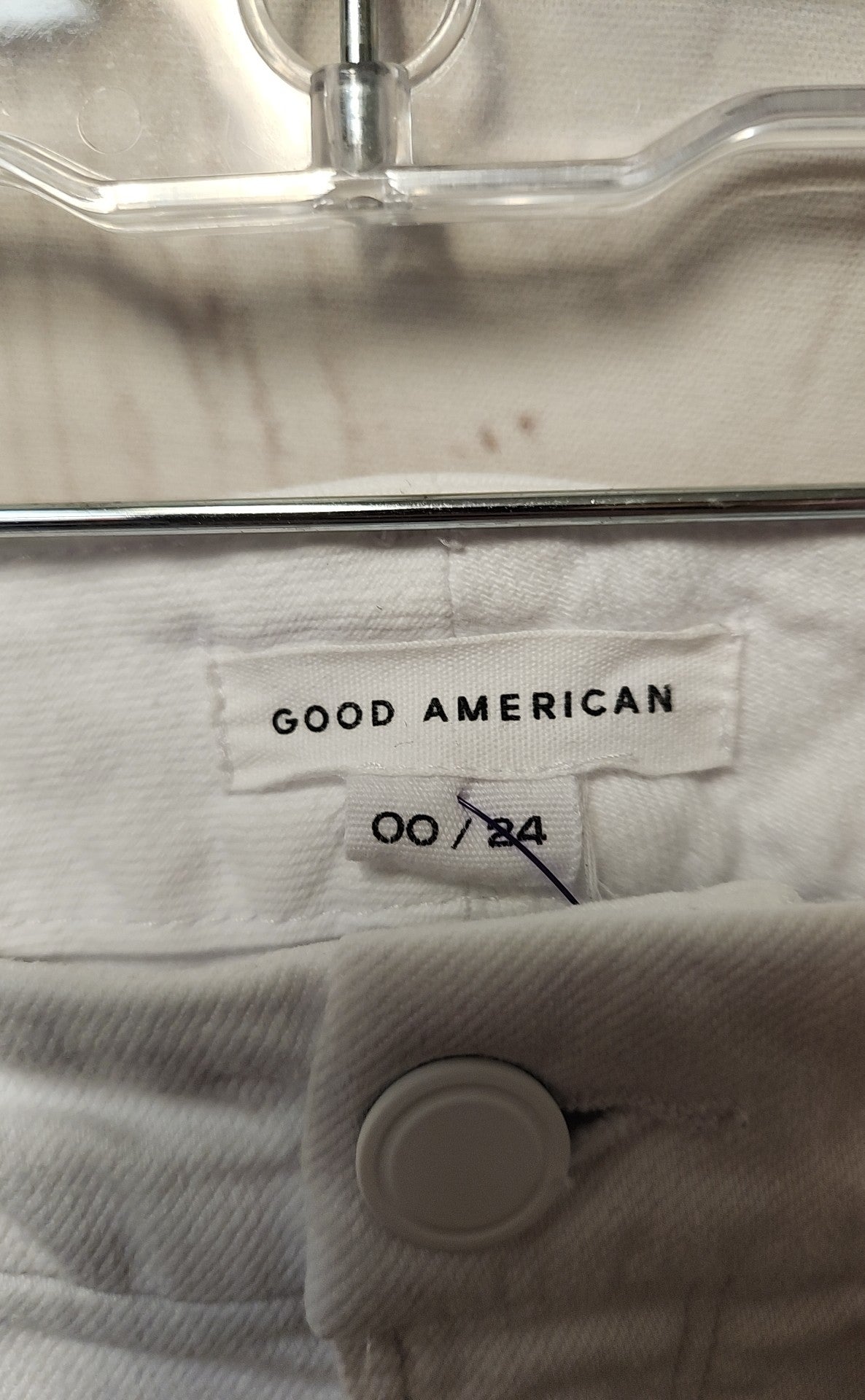 Good American Women's Size 24 (00) White Jeans