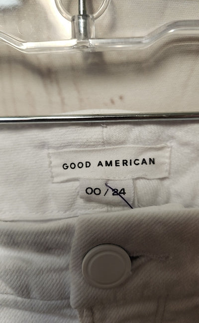 Good American Women's Size 24 (00) White Jeans